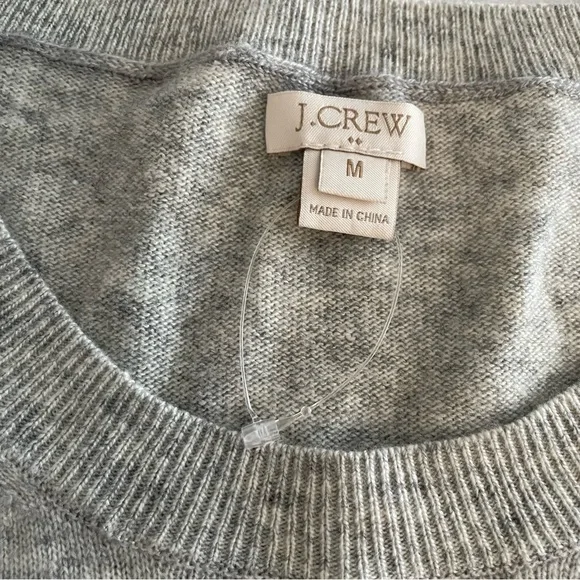 NEW J. Crew Dog With Heart Eyes Merino Wool Blend Intarsia Sweater Womens Medium - Picture 5 of 10